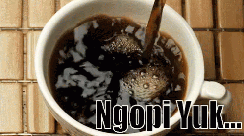 Ngopi Yuk GIF - Coffee Cup Tasty Dark GIFs