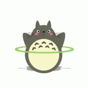 Totoro Hula Hoop GIF - Totoro Hula Hoop Dance GIFs