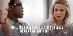 The Good Place Messy Bench GIF - The Good Place Messy Bench GIFs