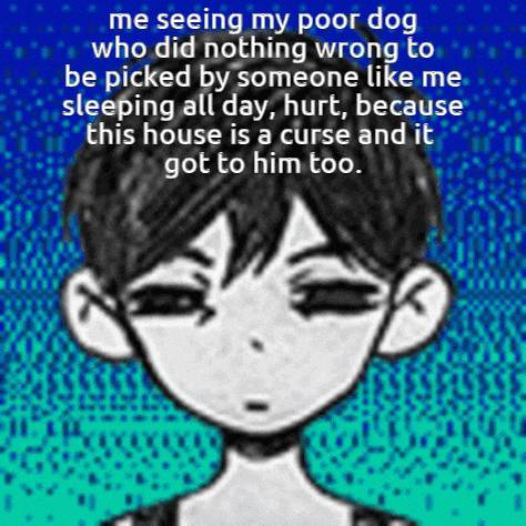 a drawing of a boy with the words me seeing my poor dog who did nothing wrong to be picked by someone