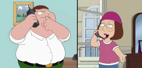 Peter Calls Meg - Family Guy GIF - Family Guy Peter Peter Griffin GIFs