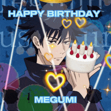 Megumi Megumi Birthday GIF - Megumi Megumi Birthday Happy Birthday GIFs