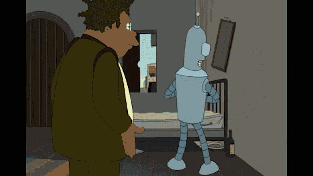 Futurama Bender GIF - Futurama Bender Wall GIFs
