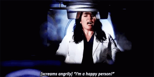 Happy Angry GIF - Happy Angry Callie Torres GIFs