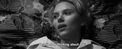 Scarlett Johansson Cant Stop Thinking About You GIF