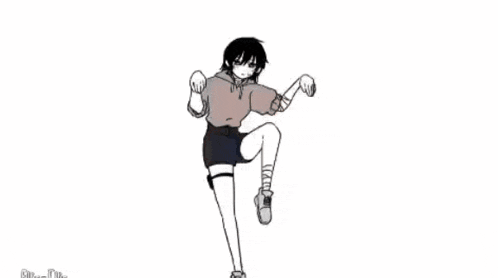 a drawing of a girl with red eyes covering her mouth with her hands
