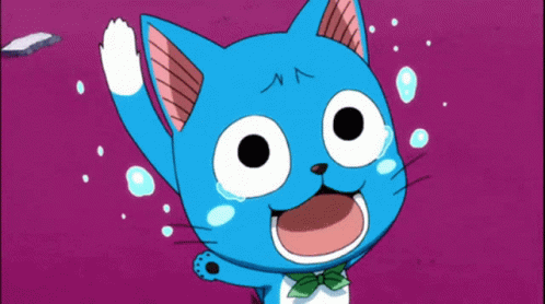Fairy Tail Happy GIF - Fairy Tail Happy Laugh GIFs