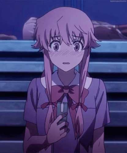 Anime Looking Scared GIF - Anime Looking Scared Blushing GIFs