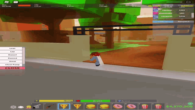 a screenshot of a video game shows a person walking down a sidewalk