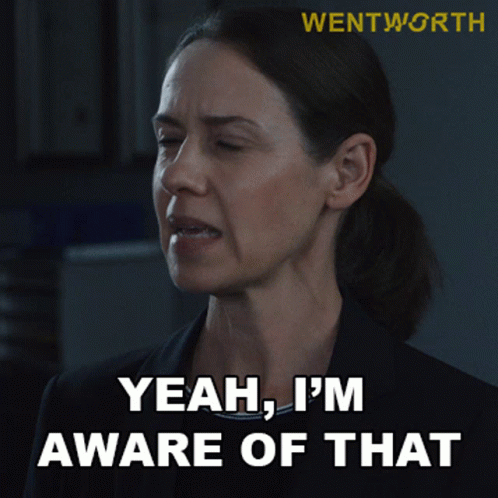 Yeah Im Aware Of That Vera GIF - Yeah Im Aware Of That Vera Wentworth GIFs