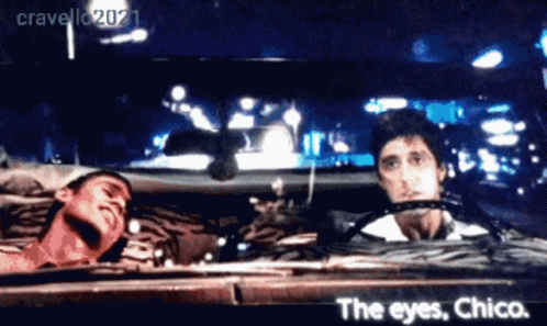 The Eyes Chico They Never Lie GIF - The Eyes Chico They Never Lie The Eyes Chico They Never Lie GIFs