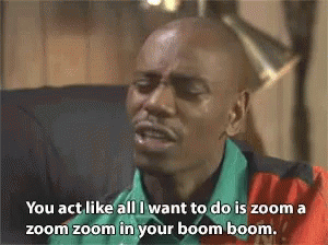 Zoom Dave Chappelle GIF - Zoom Dave Chappelle You Act Like GIFs