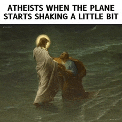 a picture of jesus shaking a man in the water