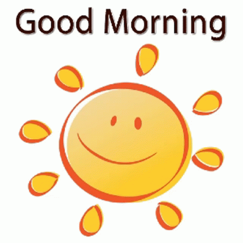 Good Morning Sun Sticker - Good Morning Sun Smile - Discover & Share GIFs
