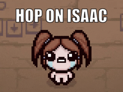 Hop On Isaac GIF - Hop On Isaac Repentance GIFs