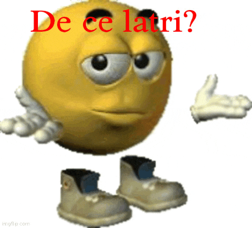 a yellow smiley face with the words de ce latri written above it