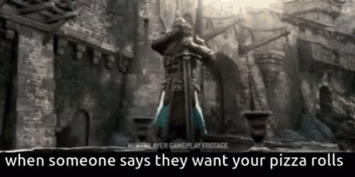 Pizza Rolls When Someone Says GIF - Pizza Rolls When Someone Says Warrior GIFs