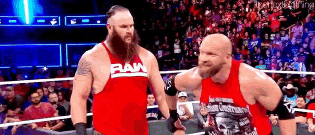 Braun Strowman Triple H GIF