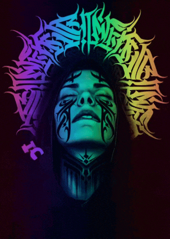 a poster with a woman 's face and the words icul pluralisme