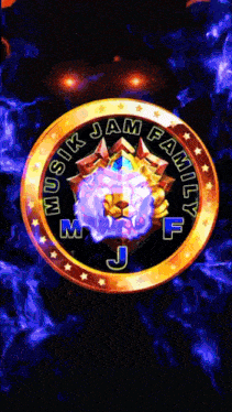 a coin that says i am family is surrounded by flames