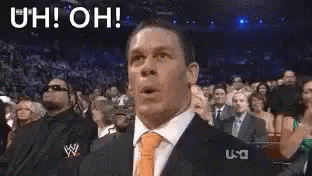 Excited John Cena GIF - Excited John Cena Uh Oh GIFs
