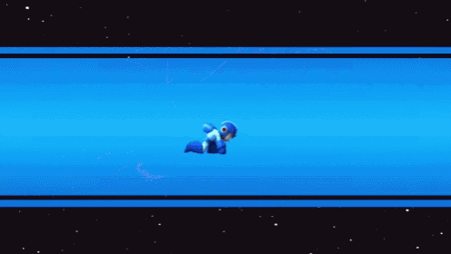 a close up of a blue robot with a large h on its head .