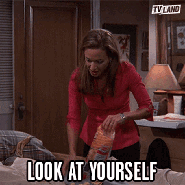 Look At Yourself Watch Yourself GIF - Look At Yourself Watch Yourself Realize GIFs