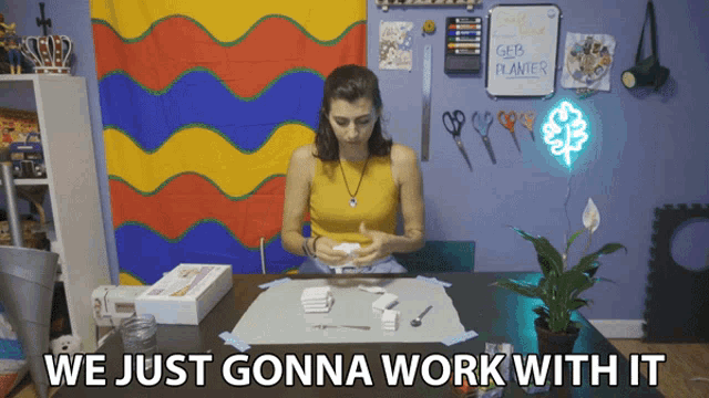 We Just Gonna Work With It Gabi GIF - We Just Gonna Work With It Gabi Myladysprout GIFs