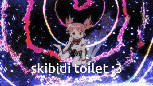 a picture of a girl and the words skibidi toilet 3