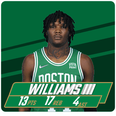 a boston williams iii basketball player with 13 pts 17 reb 4ast
