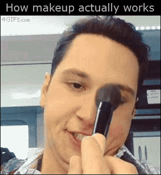 How Make Up Works Brush GIF - How Make Up Works Brush Looking Good GIFs