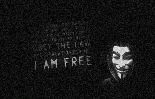 I Am Anonymous I Am Free GIF - I Am Anonymous I Am Free Anonymous GIFs