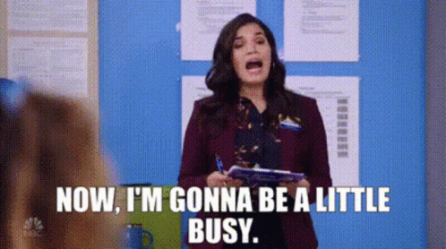 Superstore Amy Sosa GIF - Superstore Amy Sosa Now Im Gonna Be A Little Busy GIFs