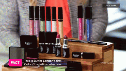 butter london 's first color cosmetics collection is shown