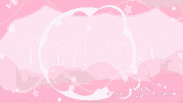 a pink background with the words " cute cut " on it