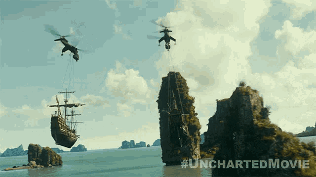 Pirate Ships Uncharted GIF - Pirate Ships Uncharted Rescue GIFs