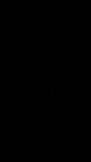 a yellow object is glowing in the dark with the letter z visible