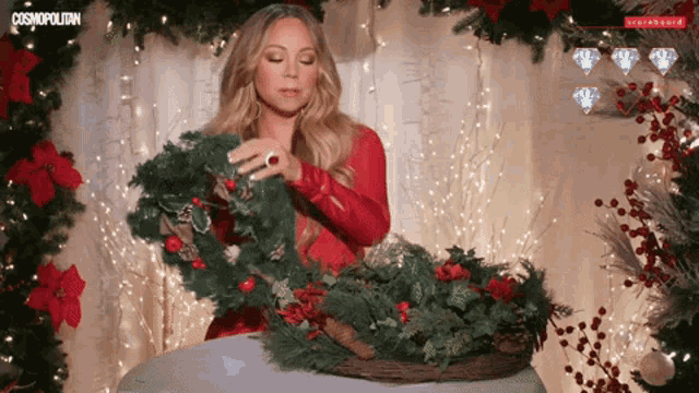 Mariah Carey Christmas GIF - Mariah Carey Christmas Elvira GIFs