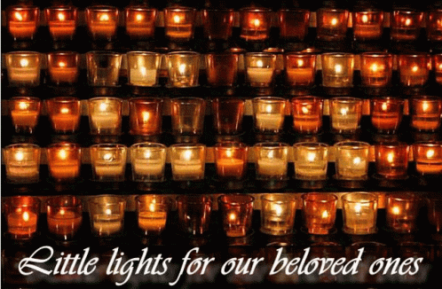 Little Lights For Our Beloved Ones Candle GIF - Little Lights For Our Beloved Ones Candle Light GIFs