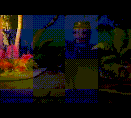 a man standing in front of flowers with the words " me running from my problems "