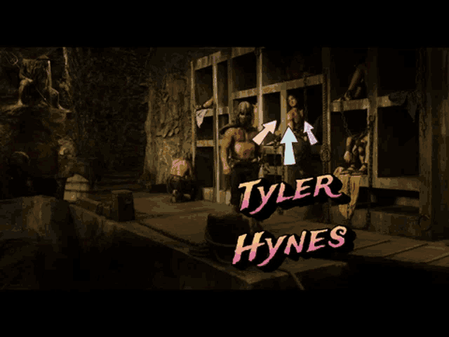 tyler hynes is shown in a dark cave