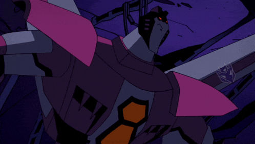 a cartoon drawing of a robot with the number 8 on the back
