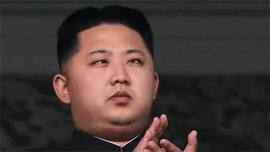 きたちょうせん　北朝鮮 GIF - Kim Jong Un Squint Silly GIFs