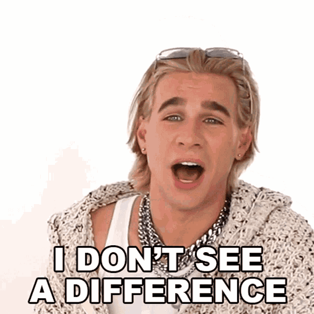 I Dont See A Difference Brad Mondo GIF - I Dont See A Difference Brad Mondo It Looks The Same To Me GIFs
