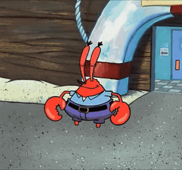 a cartoon character from spongebob squarepants is standing in front of an elevator
