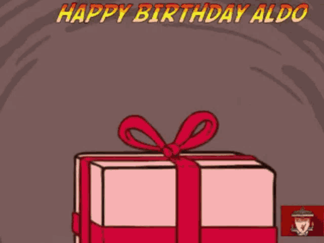 Happy Birthday Aldo Aldo GIF - Happy Birthday Aldo Aldo Greeting GIFs