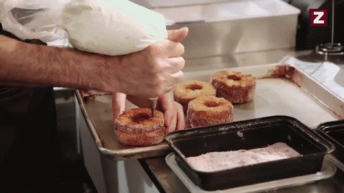 Croissant + Donut = Cronut GIF - Croissant Donut Cronut GIFs