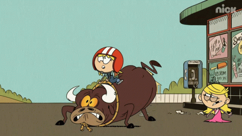 Raging Bull The Loud House GIF - Raging Bull The Loud House Ouch GIFs
