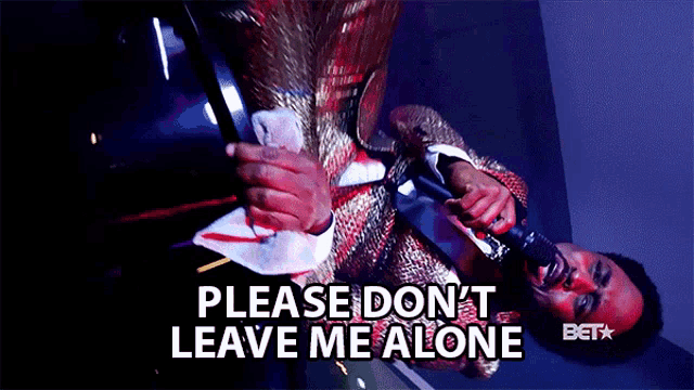 Please Dont Leave Me Alone Wayne Braddy GIF - Please Dont Leave Me Alone Wayne Braddy Bet Awards2020 GIFs