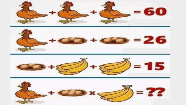 three chickens with eggs in their nests and bananas next to them